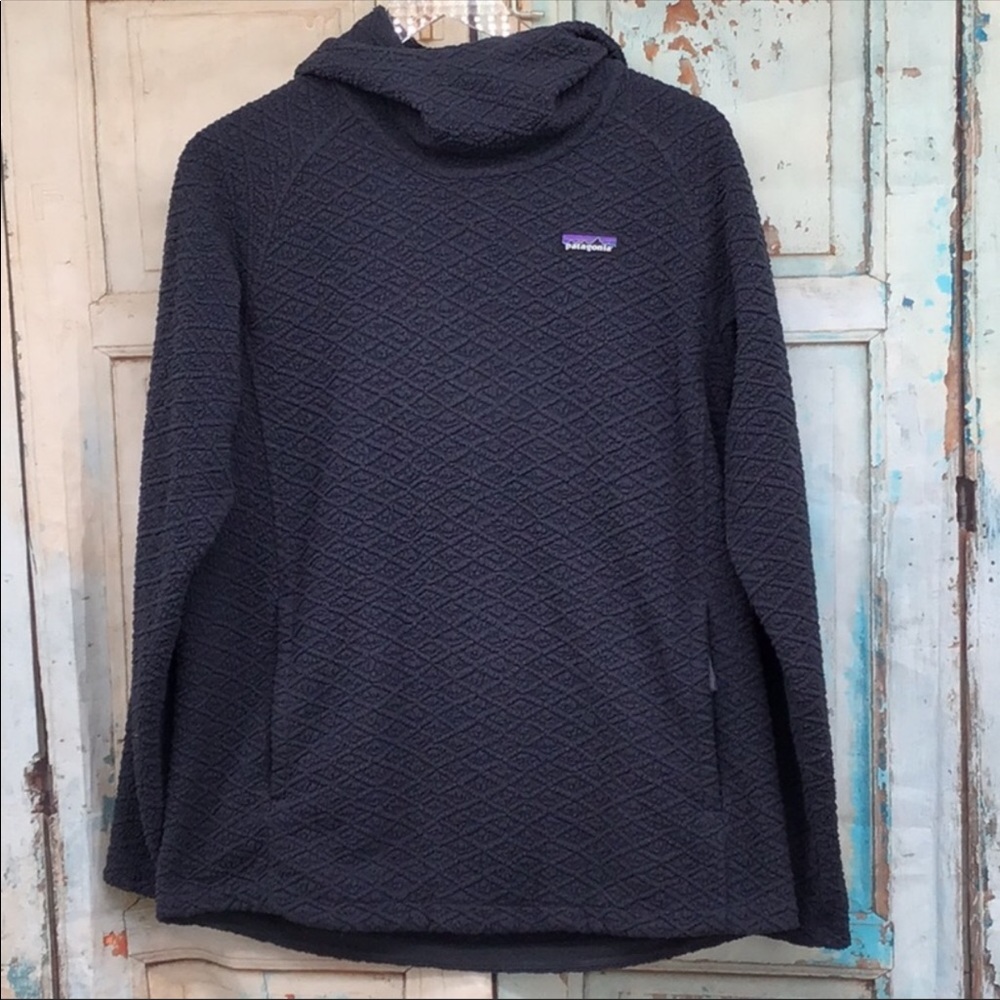 Patagonia Diamond Capra Fleece Smolder Blue Large